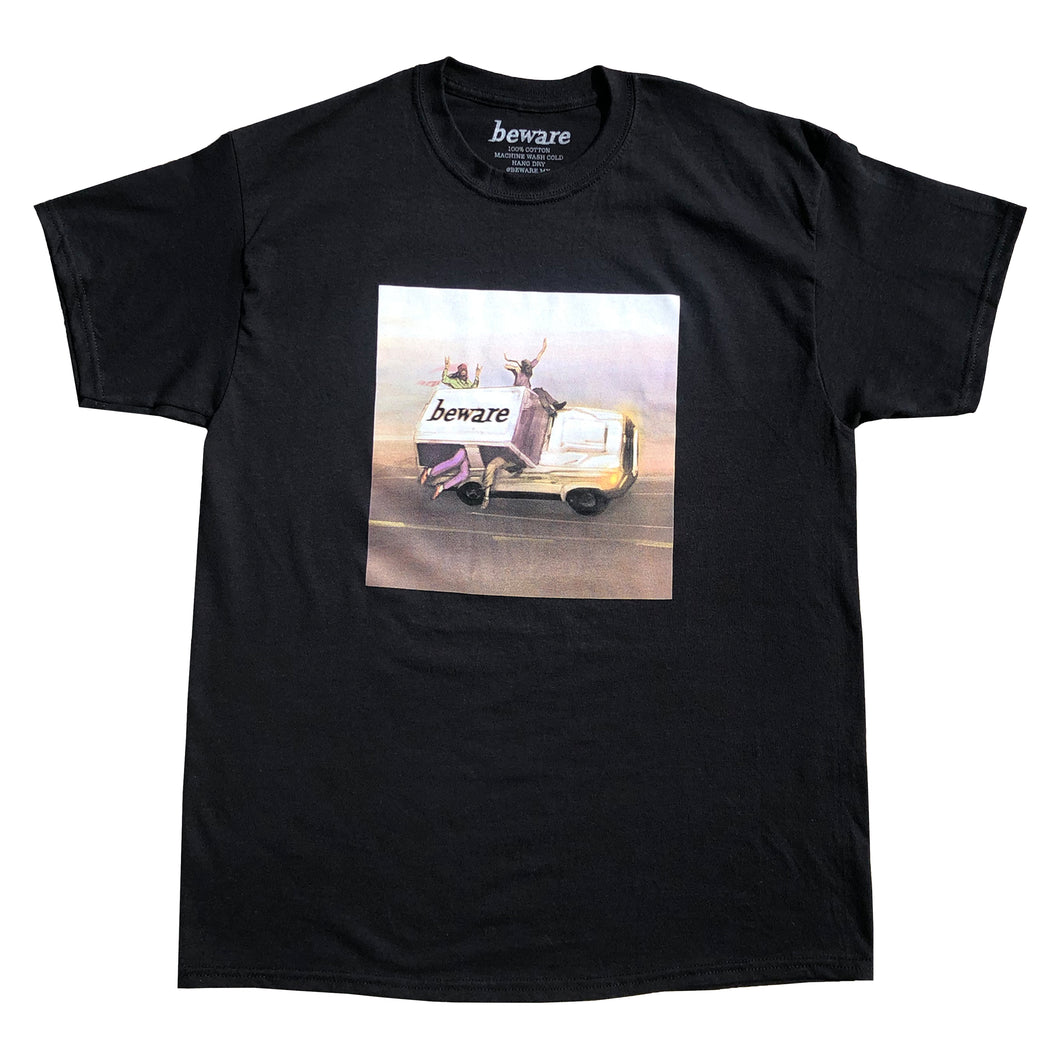 2 WHEEL T-SHIRT (BLACK)